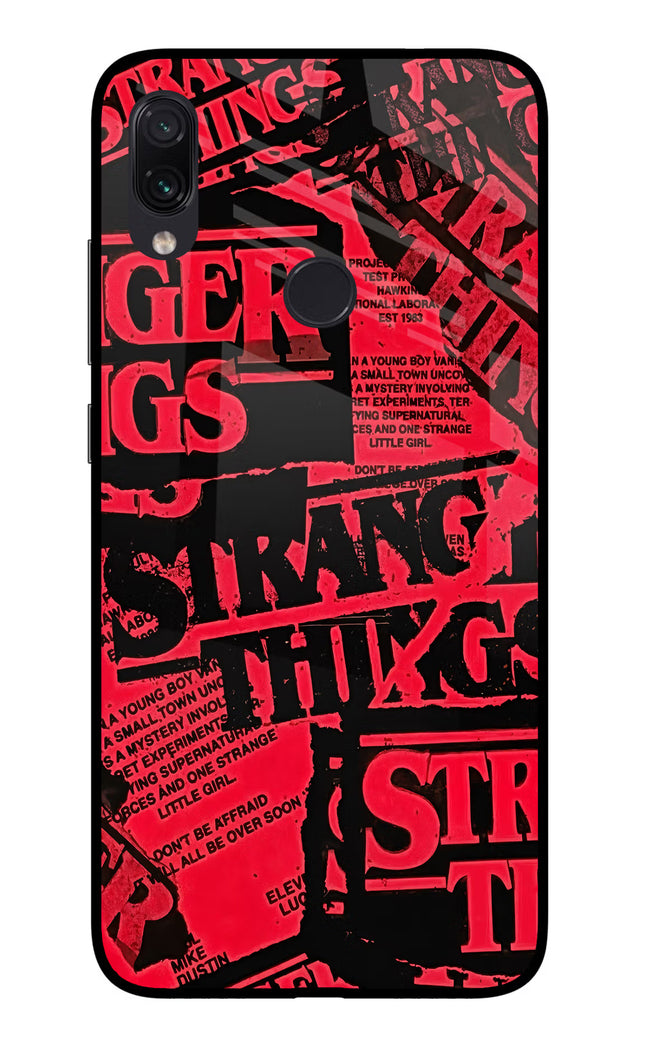Ordinary Things Redmi Note 7/7S/7 Pro Glass Case Back Cover by Casekaro