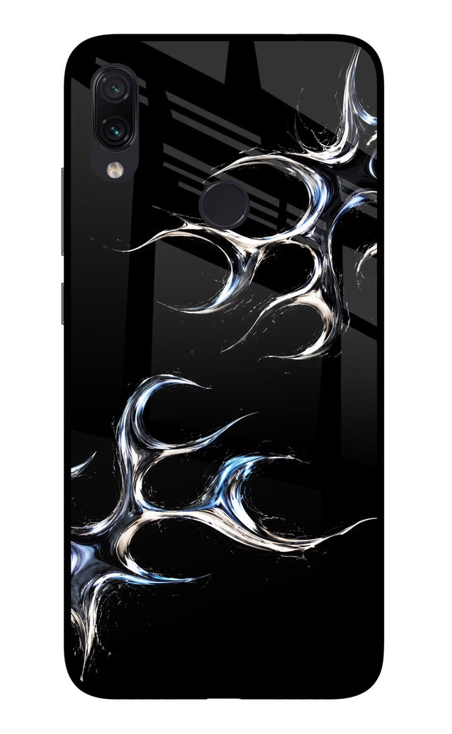 Chrome Tribal Redmi Note 7/7S/7 Pro Glass Case Back Cover by Casekaro