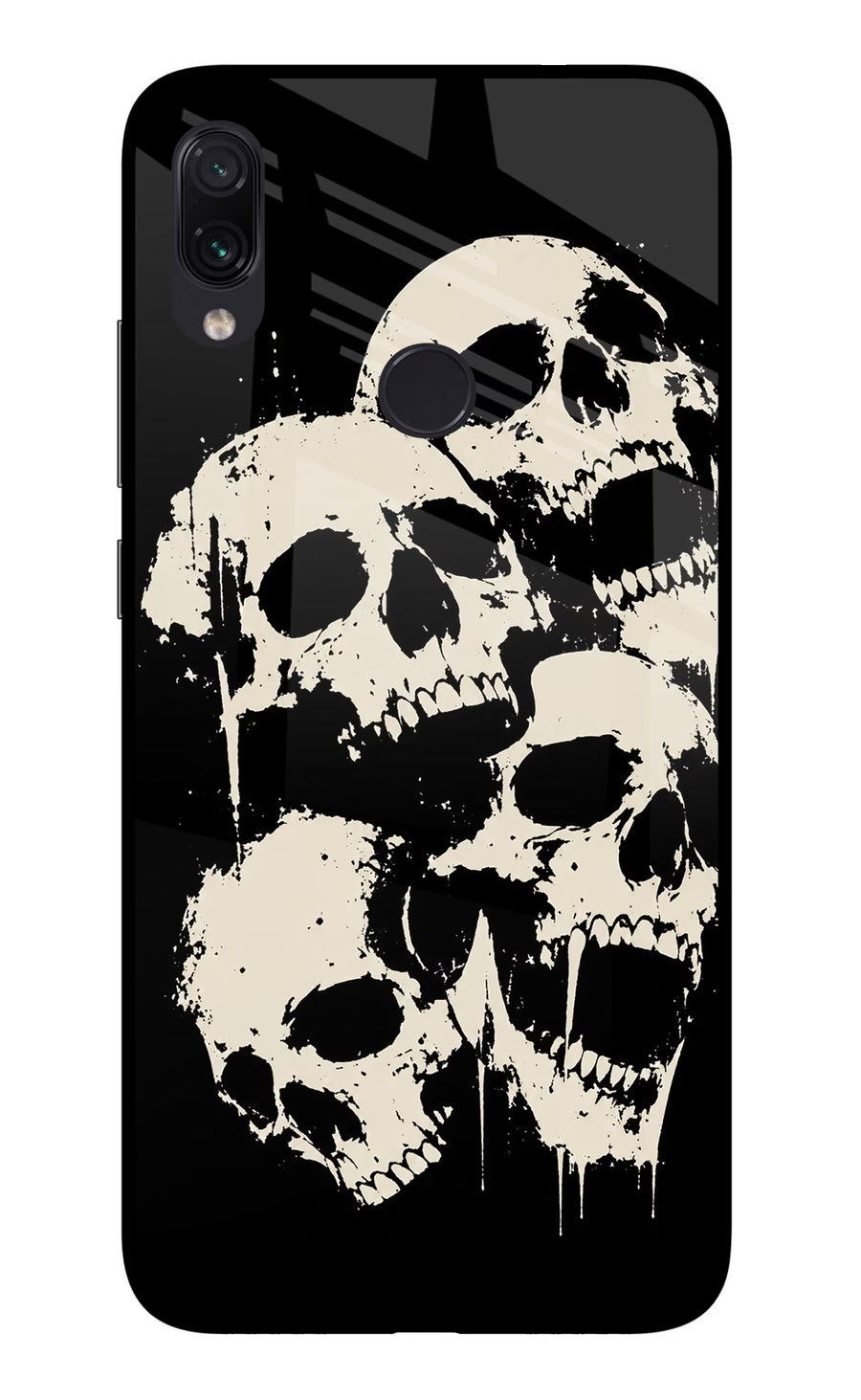 Dead Stack Redmi Note 7/7S/7 Pro Back Cover, Glass case