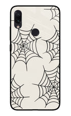 Spider Web Redmi Note 7/7S/7 Pro Glass Case
