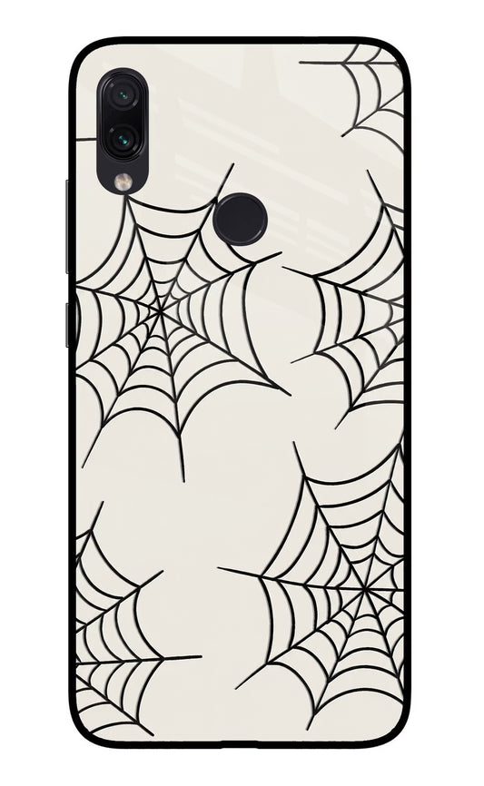 Spider Web Redmi Note 7/7S/7 Pro Glass Case