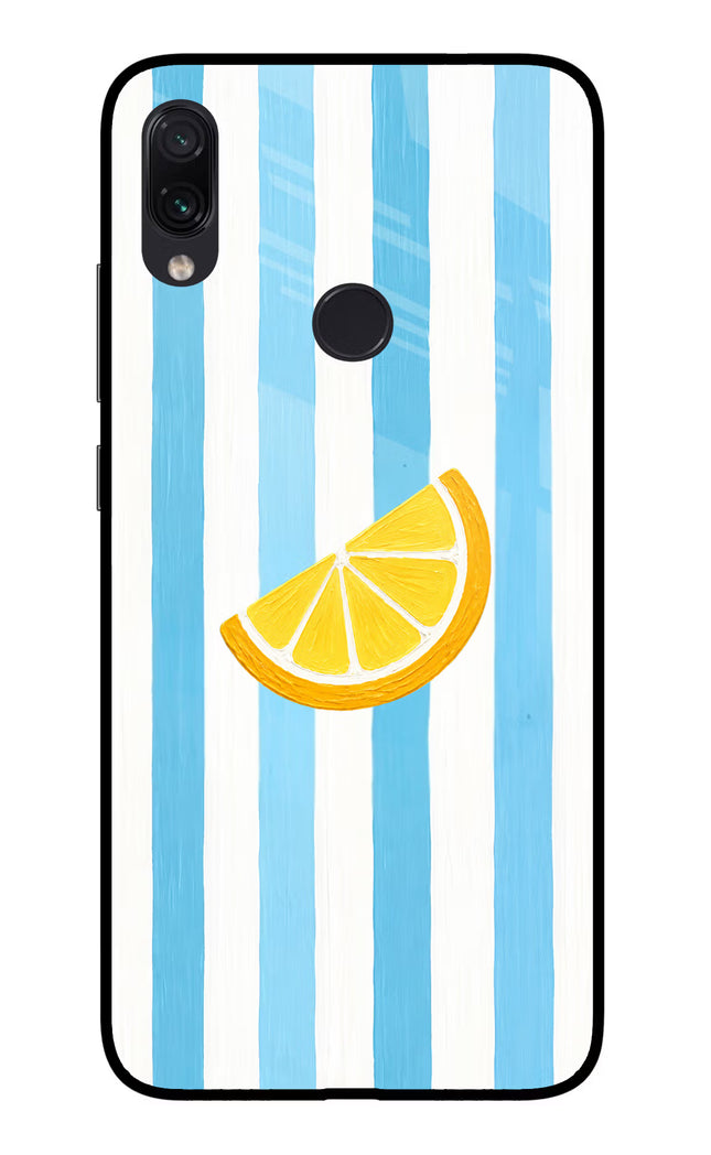 Summer Lemon Redmi Note 7/7S/7 Pro Glass Case Back Cover by Casekaro