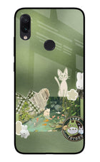Aesthetic anime Redmi Note 7/7S/7 Pro Glass Case