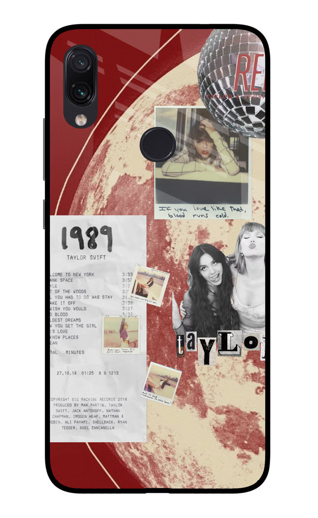 Taylor Swift Redmi Note 7/7S/7 Pro Glass Case Back Cover by Casekaro