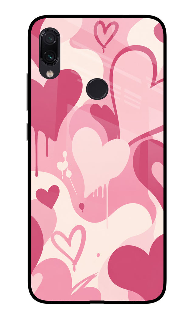 Hearty case Redmi Note 7/7S/7 Pro Glass Case Back Cover by Casekaro
