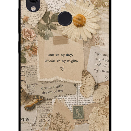 Vintage case Redmi Note 7/7S/7 Pro Glass Case Back Cover by Casekaro