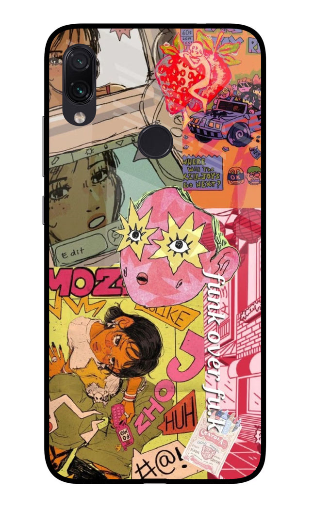 Funkover Redmi Note 7/7S/7 Pro Glass Case Back Cover by Casekaro