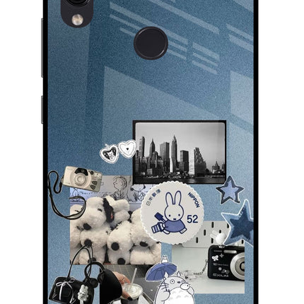 Miffy Redmi Note 7/7S/7 Pro Glass Case Back Cover by Casekaro