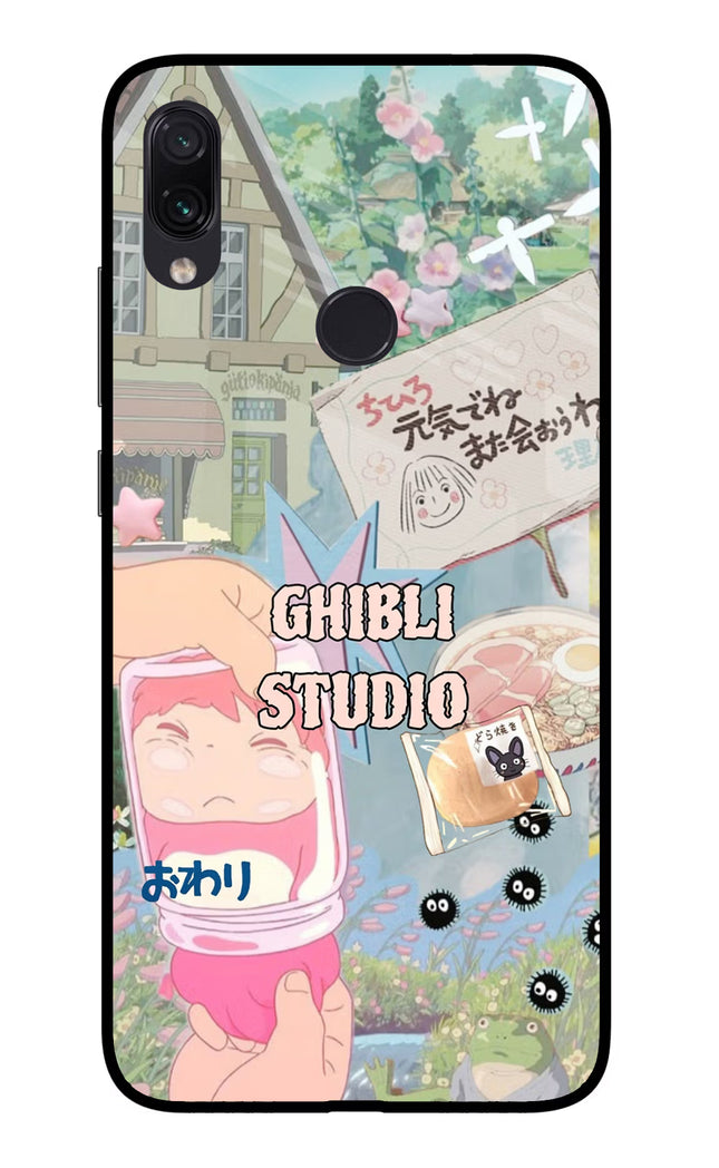 Studio Ghibli Redmi Note 7/7S/7 Pro Glass Case Back Cover by Casekaro