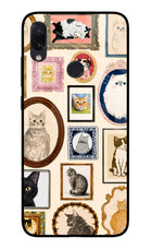 Mirror Cats Redmi Note 7/7S/7 Pro Glass Case