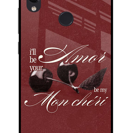 Velvet Cherry Redmi Note 7/7S/7 Pro Glass Case Back Cover by Casekaro