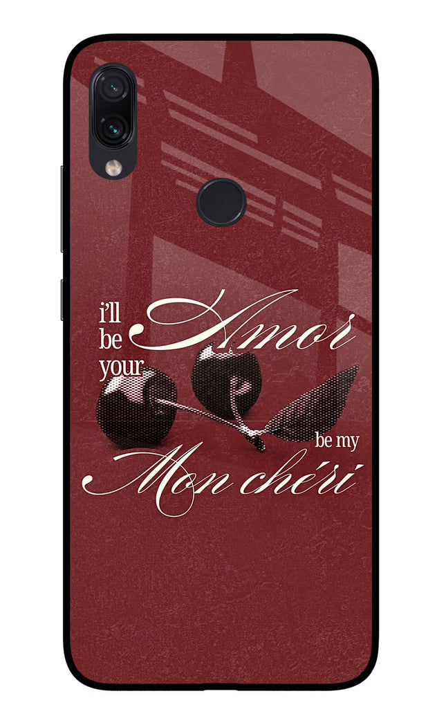 Velvet Cherry Redmi Note 7/7S/7 Pro Glass Case Back Cover by Casekaro