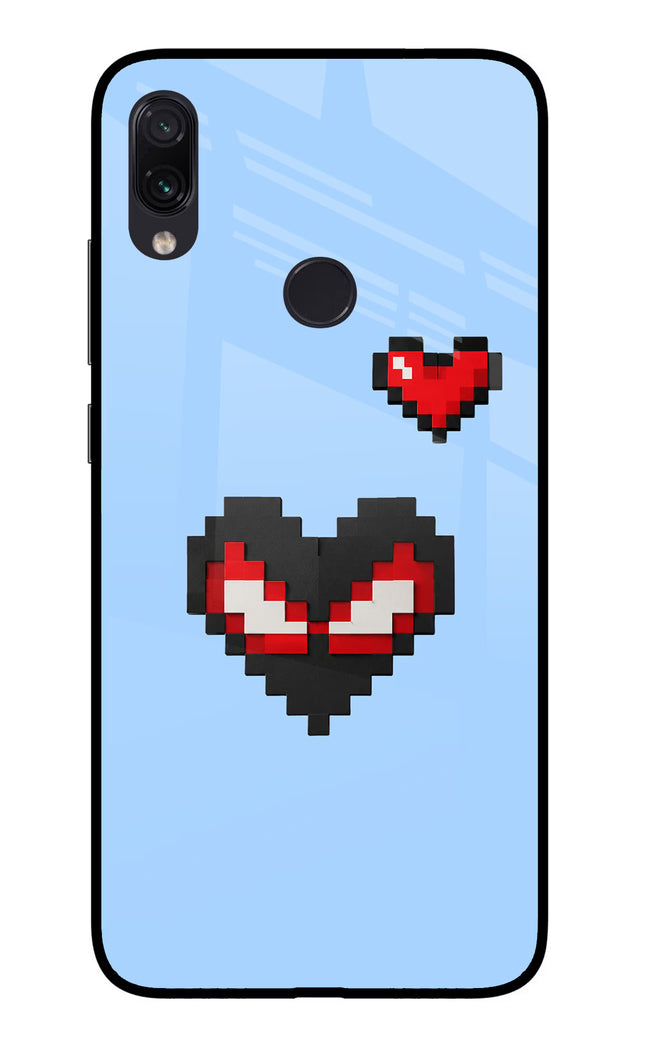 Peter Heart Redmi Note 7/7S/7 Pro Glass Case