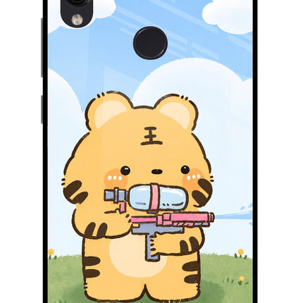 Tiger Treat Redmi Note 7/7S/7 Pro Glass Case Back Cover by Casekaro