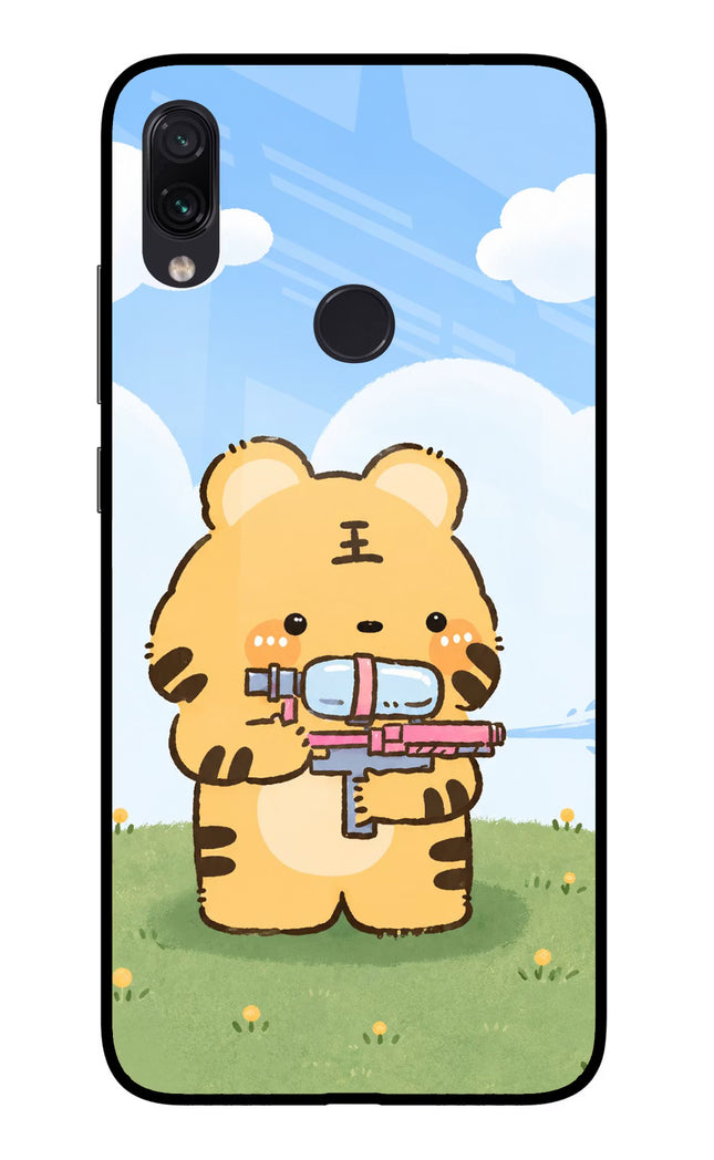 Tiger Treat Redmi Note 7/7S/7 Pro Glass Case Back Cover by Casekaro