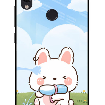 Bunny Treat Redmi Note 7/7S/7 Pro Glass Case Back Cover by Casekaro