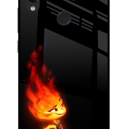 Ember Flame Redmi Note 7/7S/7 Pro Glass Case Back Cover by Casekaro