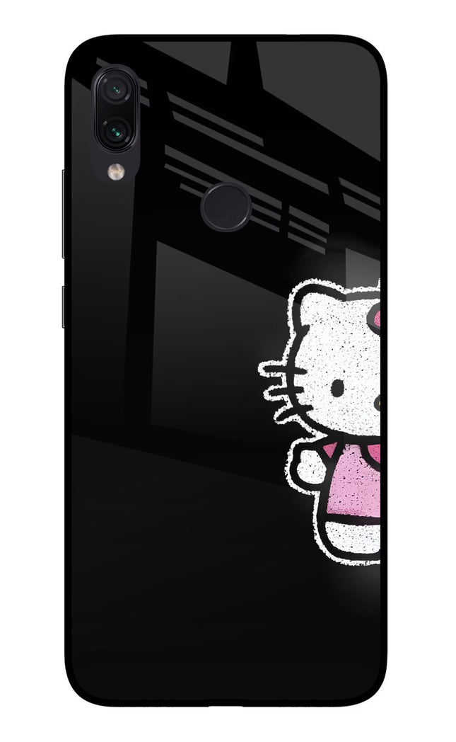 Kitty Charm Redmi Note 7/7S/7 Pro Glass Case Back Cover by Casekaro