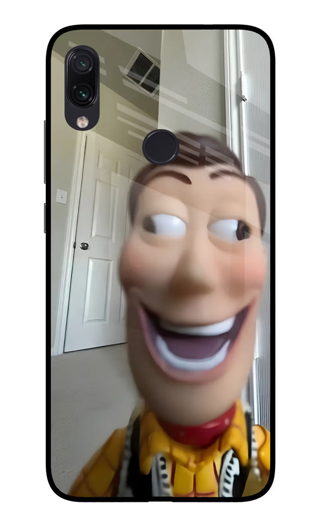 Side Eye Woody Redmi Note 7/7S/7 Pro Glass Case Back Cover by Casekaro