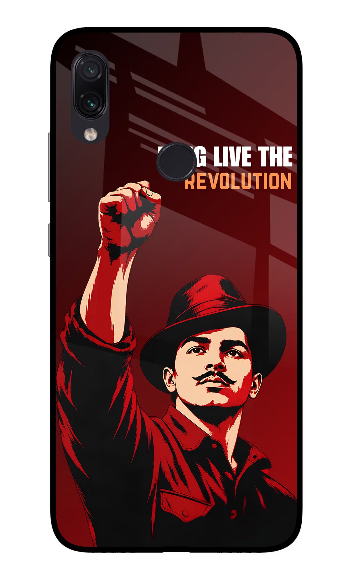 Bhagat Singh Revolution Redmi Note 7/7S/7 Pro Glass Case