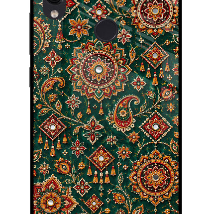 Green Pataka Redmi Note 7/7S/7 Pro Glass Case