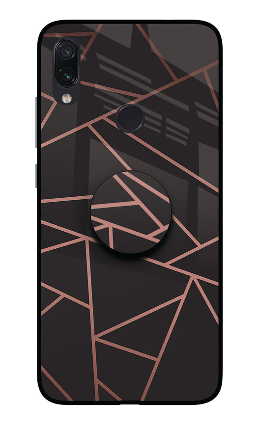 Geometric Pattern Redmi Note 7/7S/7 Pro Glass Case