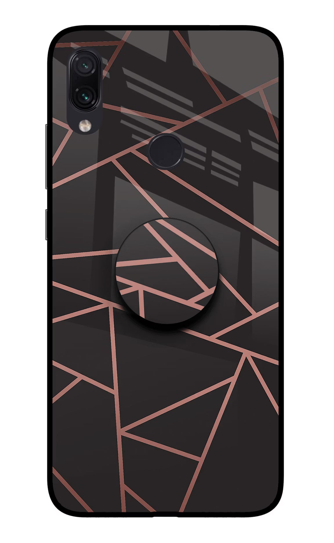 Geometric Pattern Redmi Note 7/7S/7 Pro Glass Case