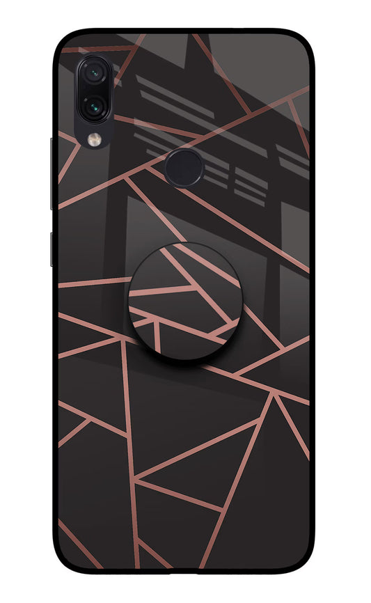 Geometric Pattern Redmi Note 7/7S/7 Pro Glass Case