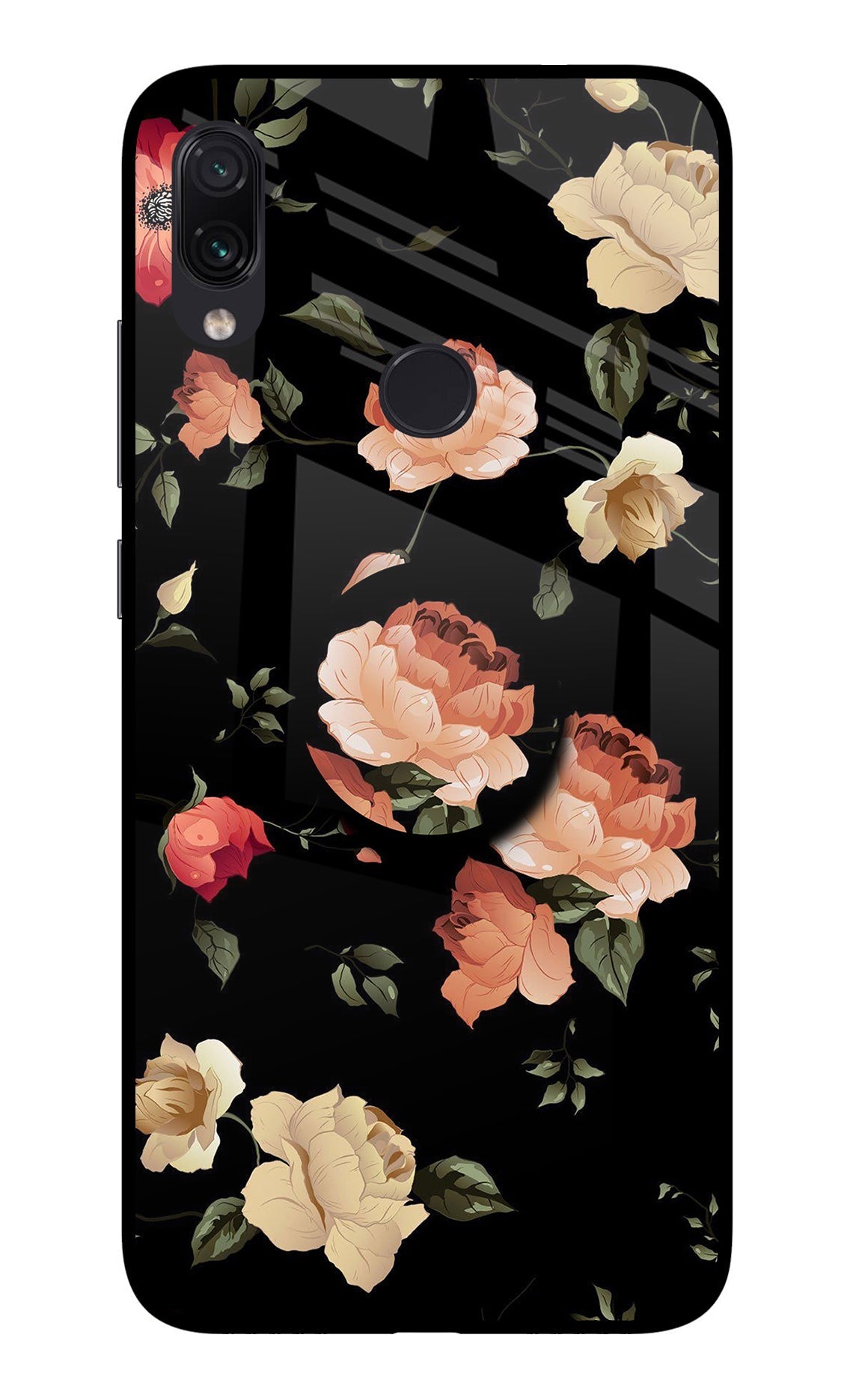 Flowers Redmi Note 7/7S/7 Pro Glass Case