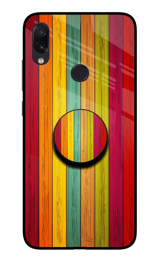 Multicolor Wooden Redmi Note 7/7S/7 Pro Glass Case