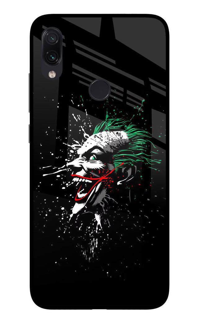 Joker Redmi Note 7 Pro Glass Case Back Cover by Casekaro