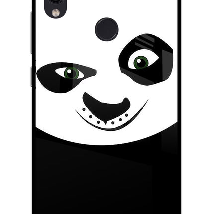 Panda Redmi Note 7 Pro Glass Case Back Cover by Casekaro