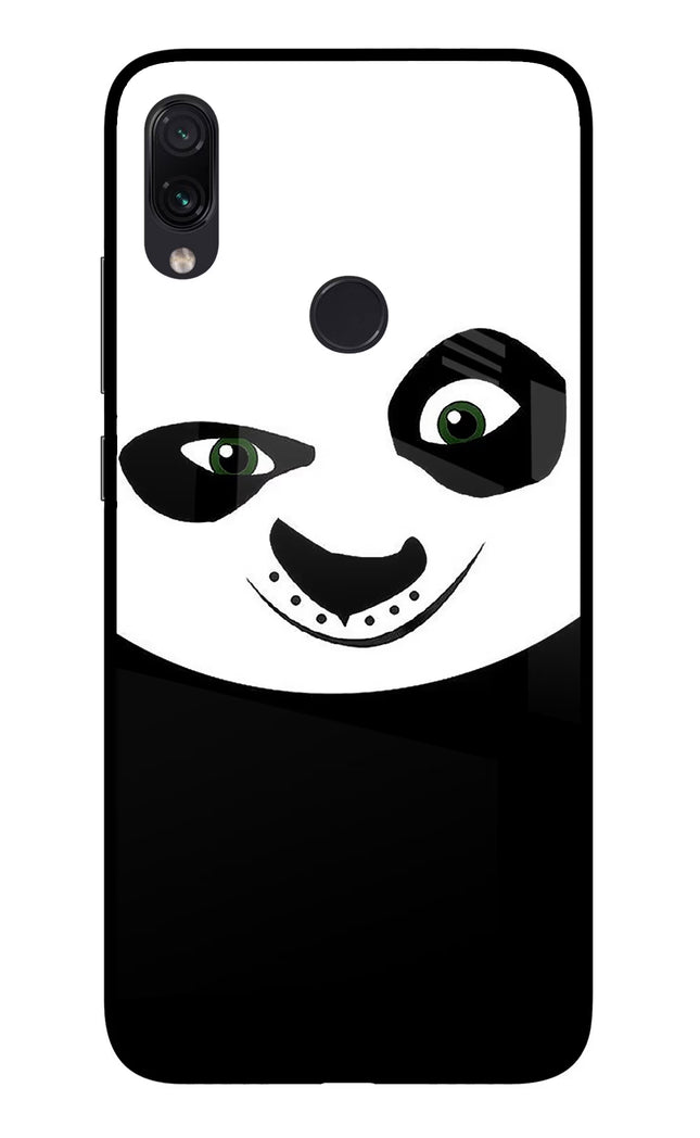 Panda Redmi Note 7 Pro Glass Case Back Cover by Casekaro