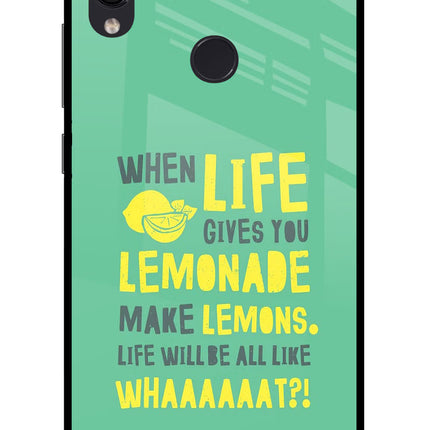 Quote Redmi Note 7 Pro Glass Case Back Cover by Casekaro