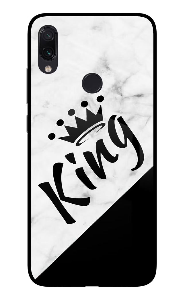 King Redmi Note 7 Pro Glass Case Back Cover by Casekaro