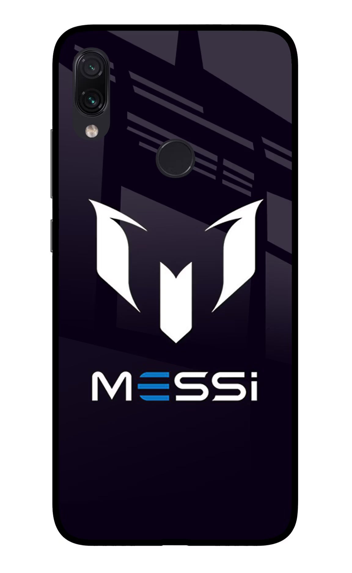 Messi Logo Redmi Note 7 Pro Glass Case