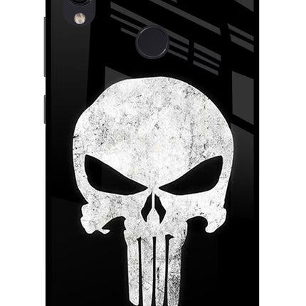 Punisher Skull Redmi Note 7 Pro Glass Case Back Cover by Casekaro