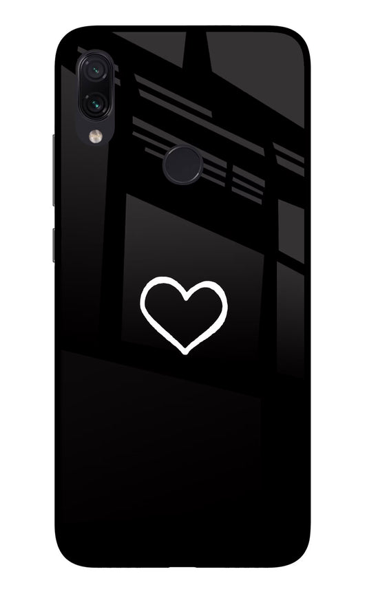 Heart Redmi Note 7 Pro Glass Case