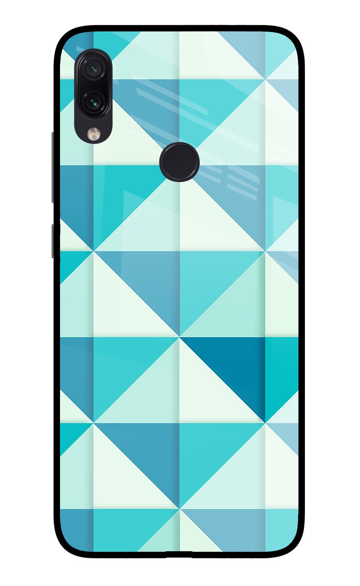 Abstract Redmi Note 7 Pro Glass Case Back Cover by Casekaro