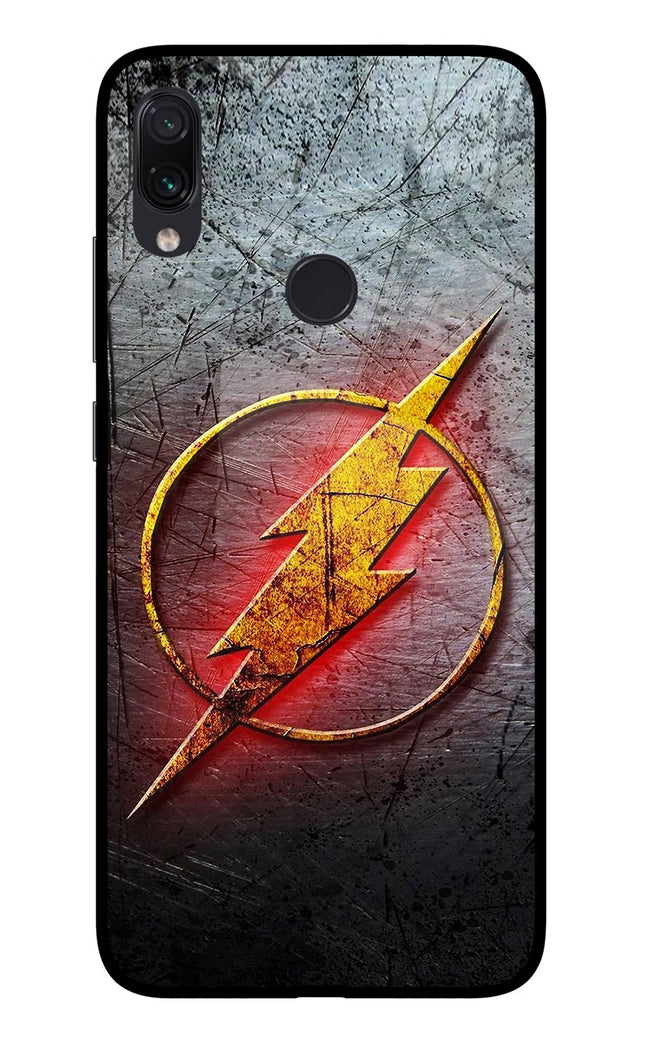 Flash Redmi Note 7 Pro Glass Case Back Cover by Casekaro