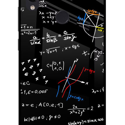 Mathematics Formula Redmi Note 7 Pro Glass Case Back Cover by Casekaro