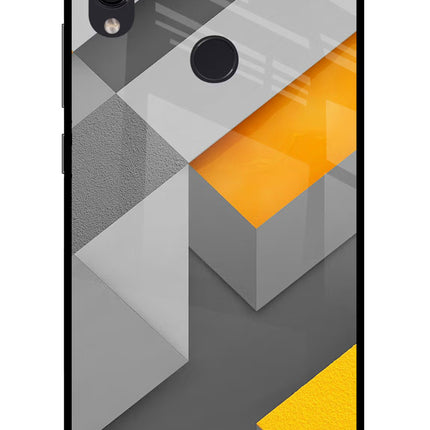 Abstract Redmi Note 7 Pro Glass Case Back Cover by Casekaro