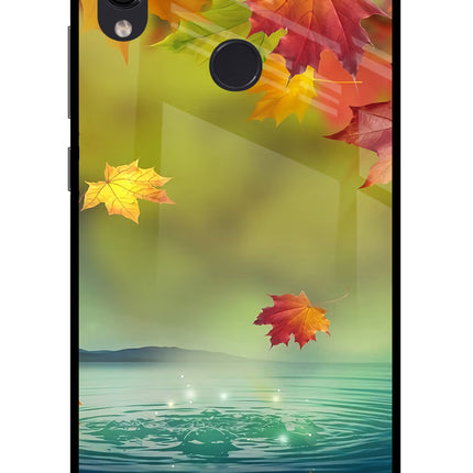 Flowers Redmi Note 7 Pro Glass Case Back Cover by Casekaro