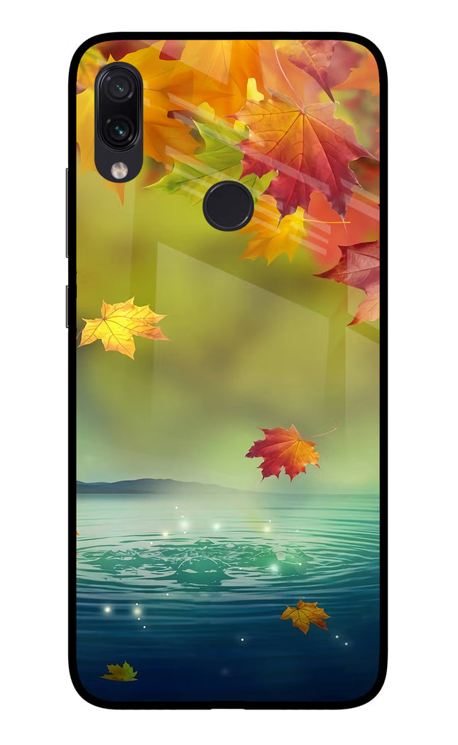 Flowers Redmi Note 7 Pro Glass Case Back Cover by Casekaro