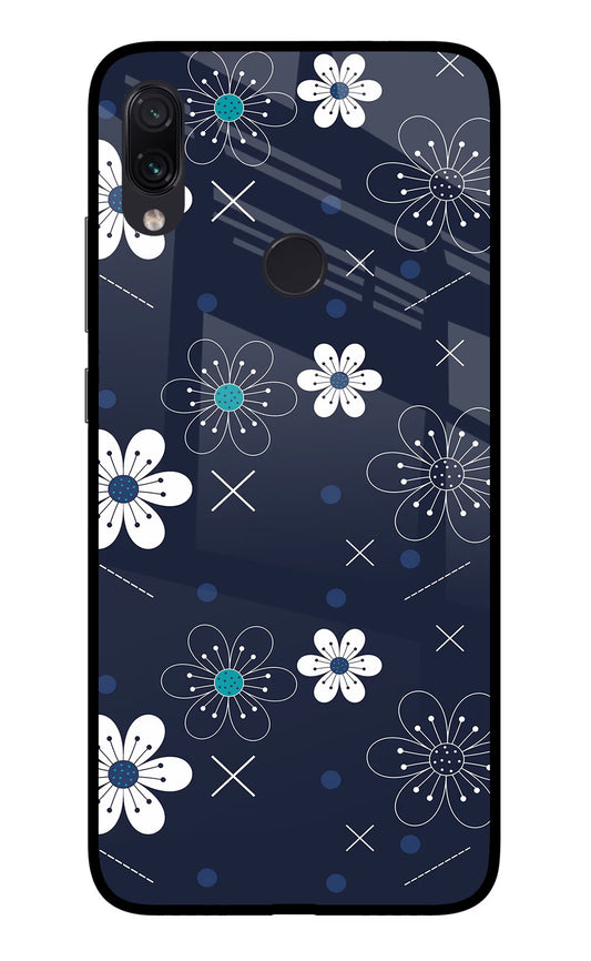 Flowers Redmi Note 7 Pro Glass Case