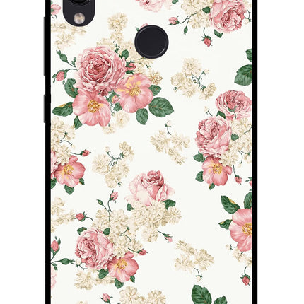 Flowers Redmi Note 7 Pro Glass Case Back Cover by Casekaro