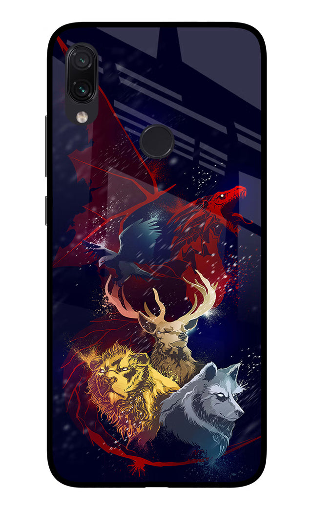 Game Of Thrones Redmi Note 7 Pro Glass Case Back Cover by Casekaro