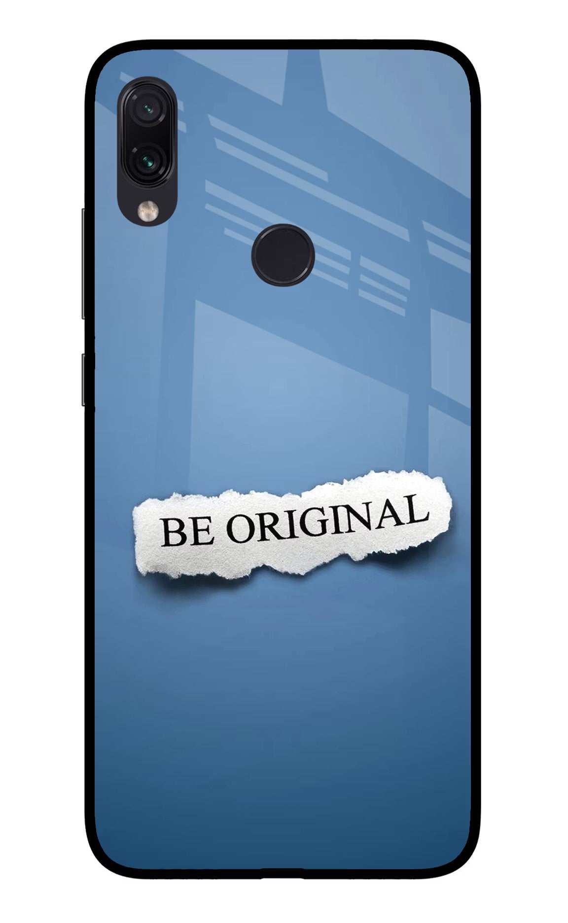 Be Original Redmi Note 7 Pro Glass Case Back Cover by Casekaro