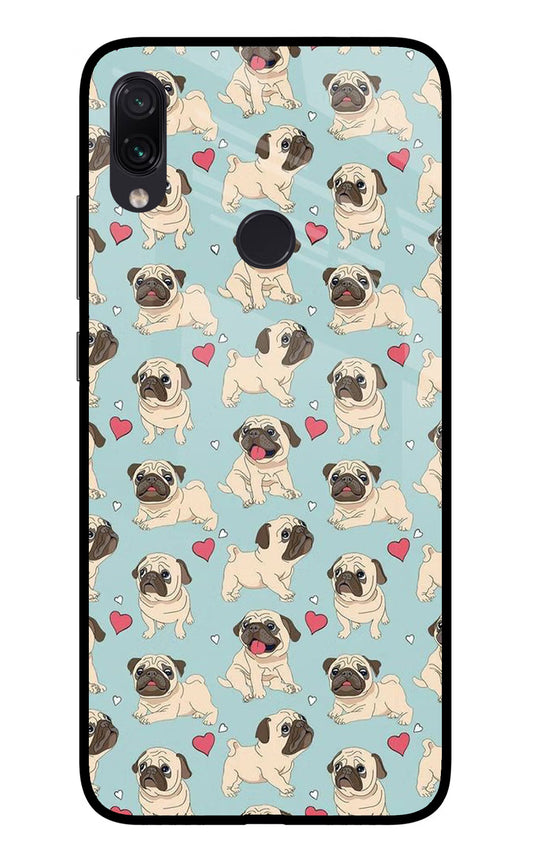 Pug Dog Redmi Note 7 Pro Glass Case