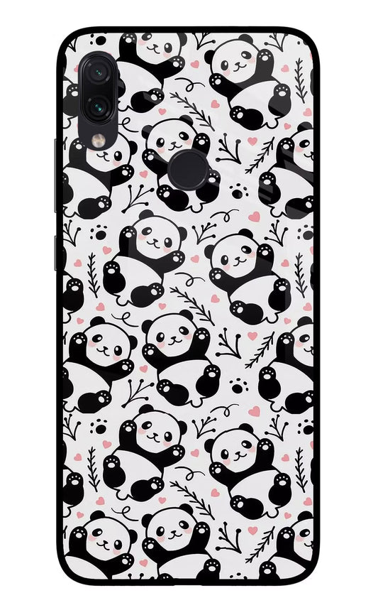 Cute Panda Redmi Note 7 Pro Glass Case